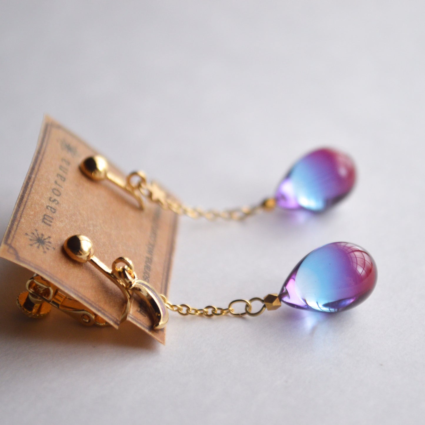 夕闇の雫イヤリングorピアス