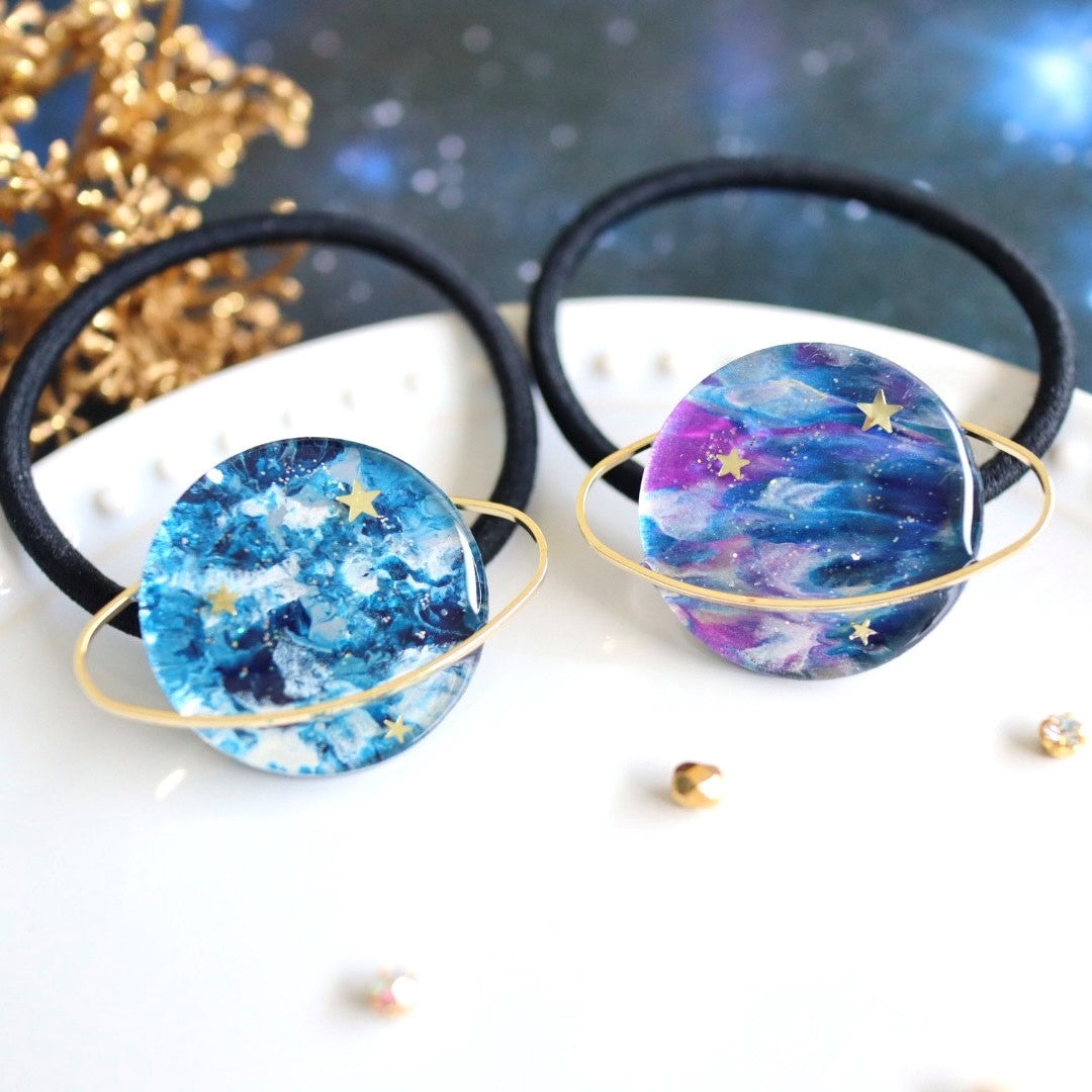 土星のヘアゴム