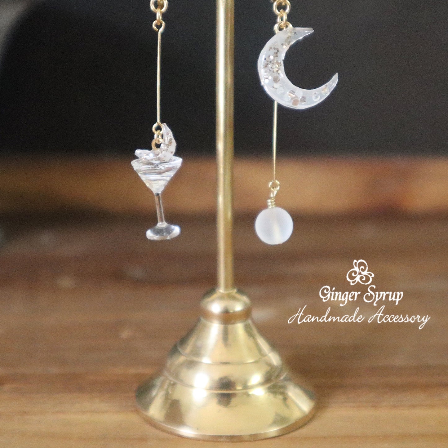 【ピアス&イヤリング】Soraのカクテル moon river