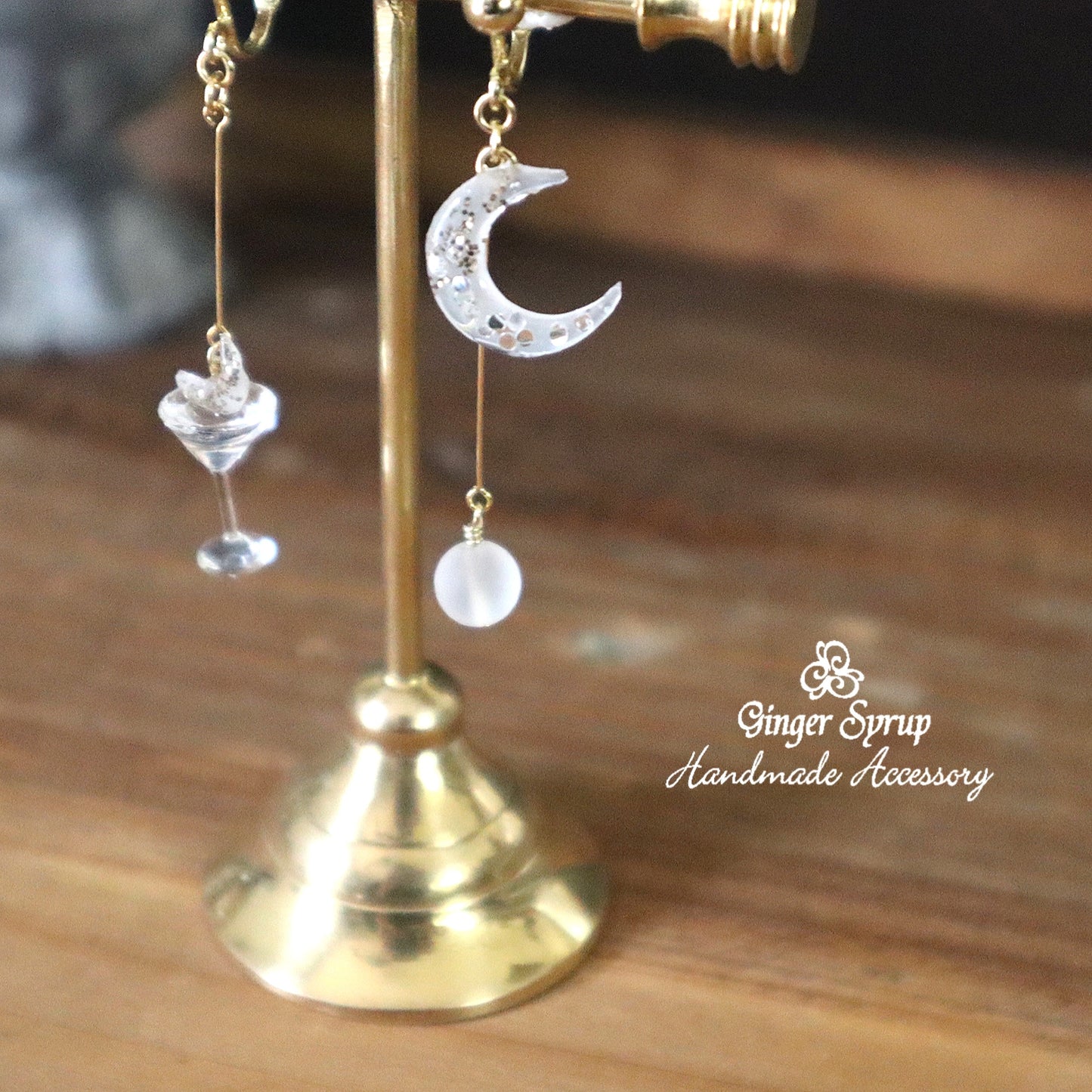 【ピアス&イヤリング】Soraのカクテル moon river