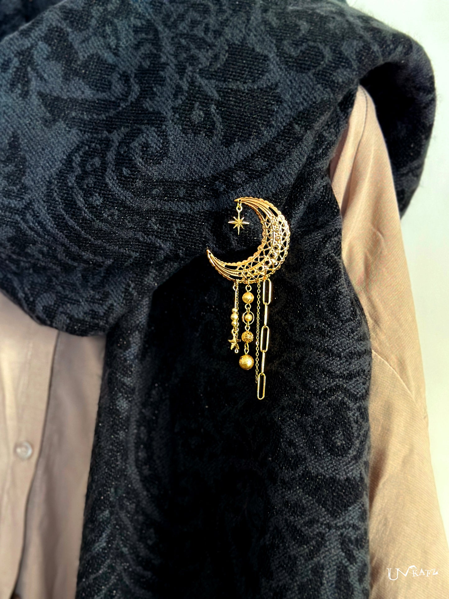 Luna 2wayネックレス(ブローチ×ネックレス)