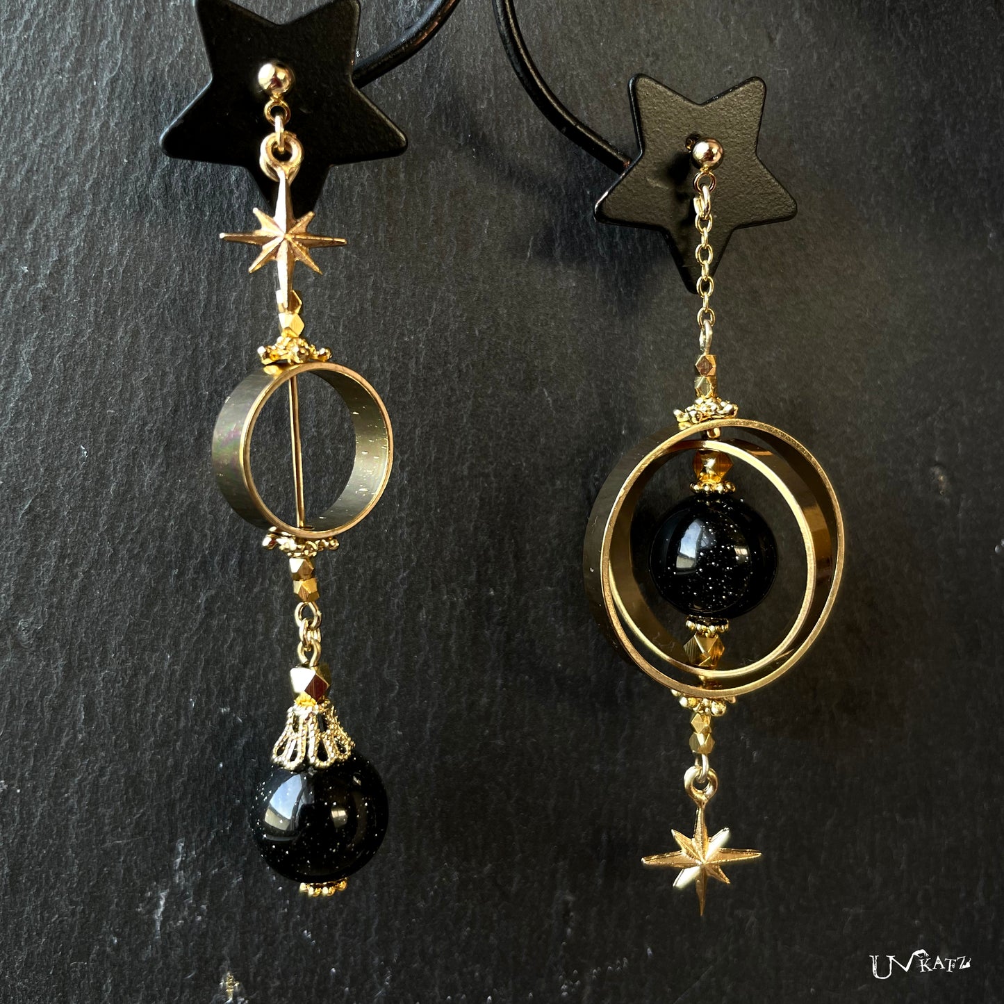 漆黒の天球儀 ピアス/イヤリング