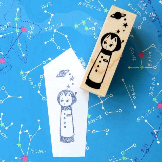 スタンプ2種セット – キャプテンマイカリョーシカ&キャプテンマイカネコケシ