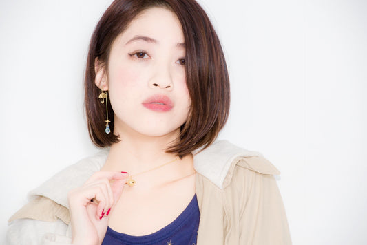 【SALE】Saturnネックレス(ゴールド/シルバー)