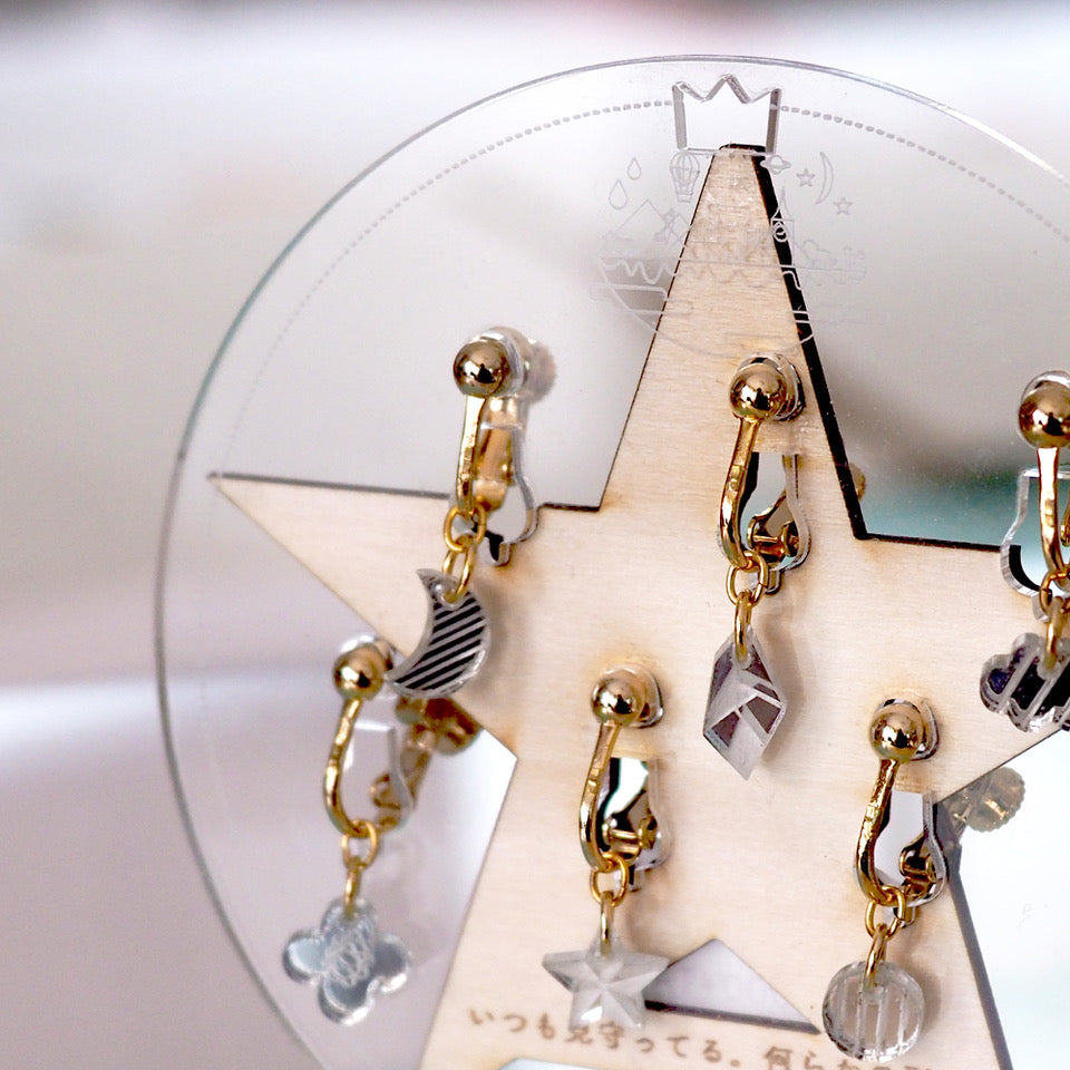 【ピアス/イアリング&飾れるジュエリープレート】" Always "