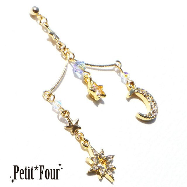 リーブラピアス/イヤリング片耳用