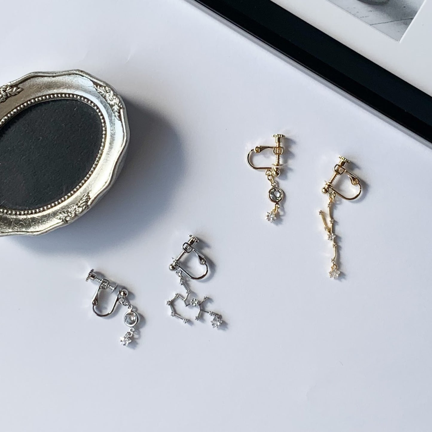 星の印 12星座ピアス&イヤリング/Silver
