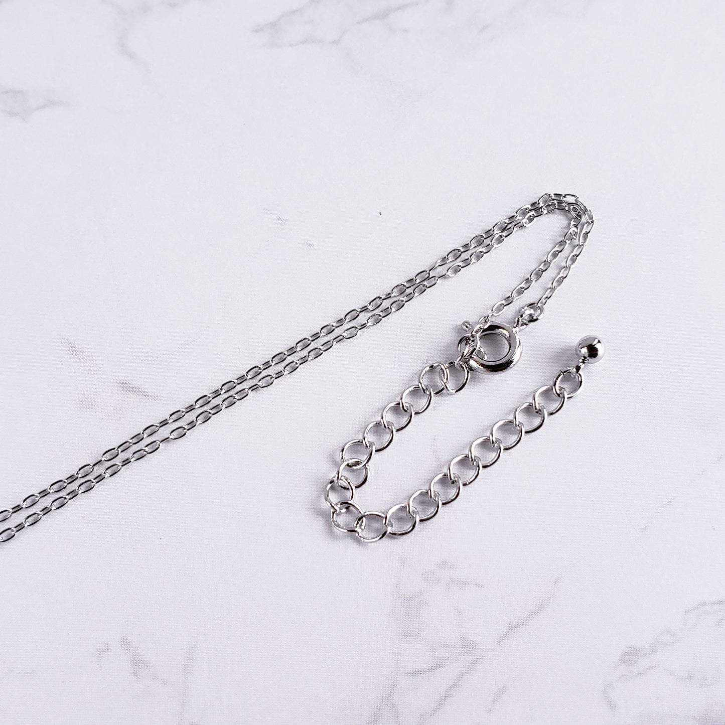 一番星のネックレス【シルバー】ヴィンテージカボション