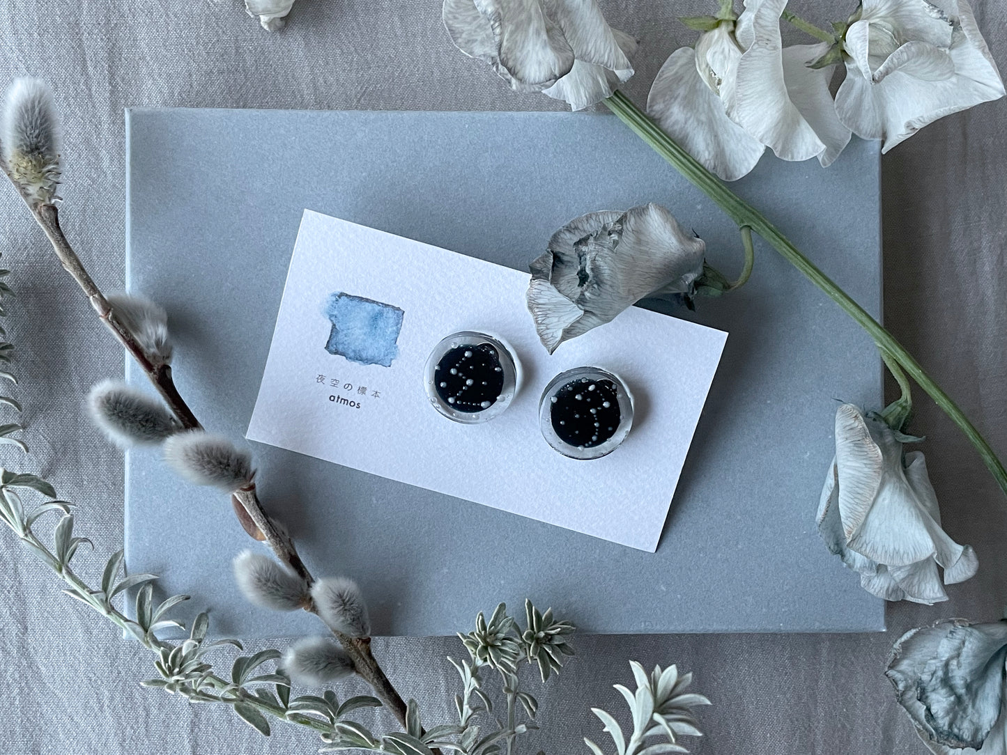 【ピアス&イヤリング】夜空の標本