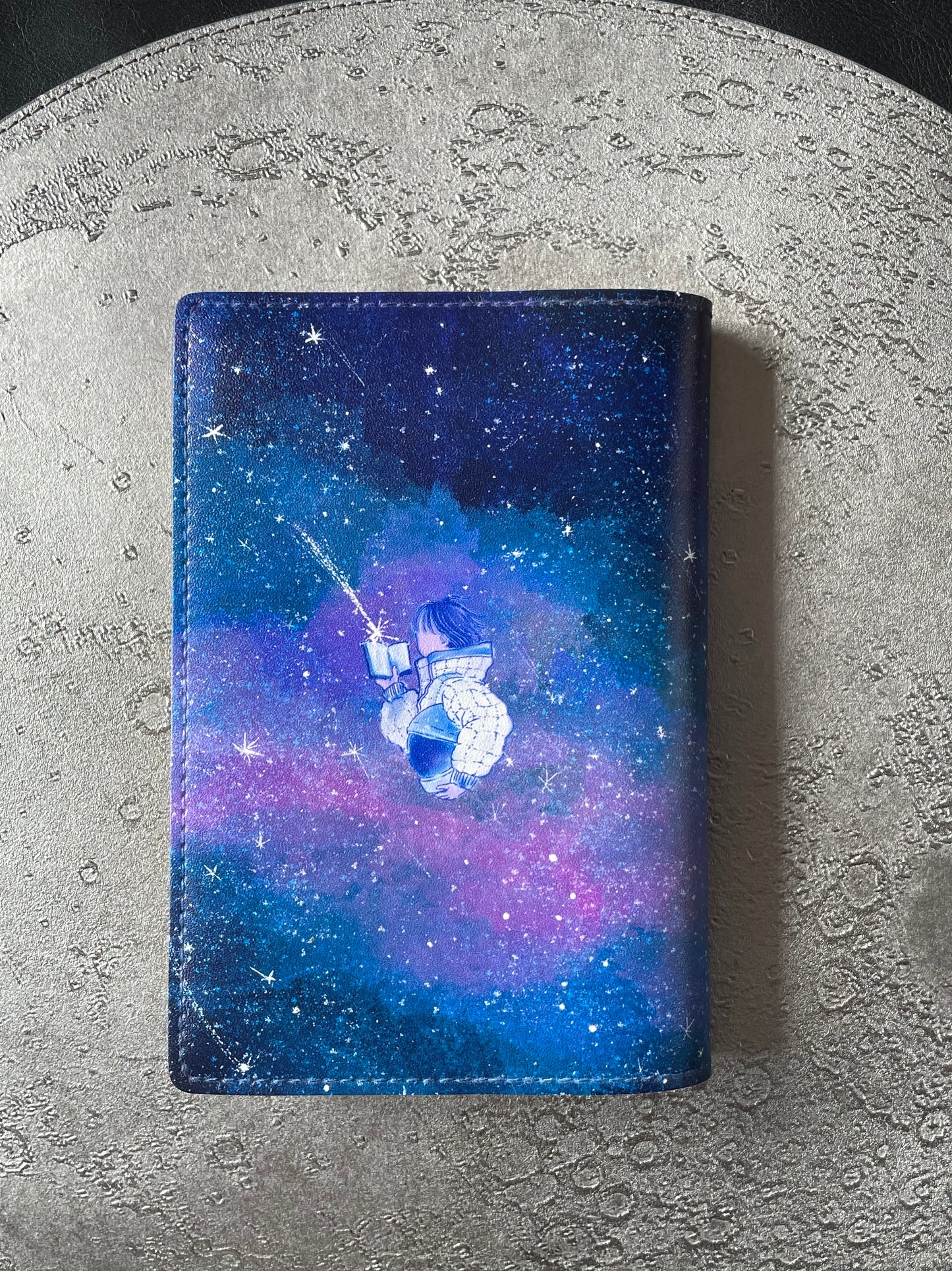 合皮ブックカバー 「遊泳する時間」