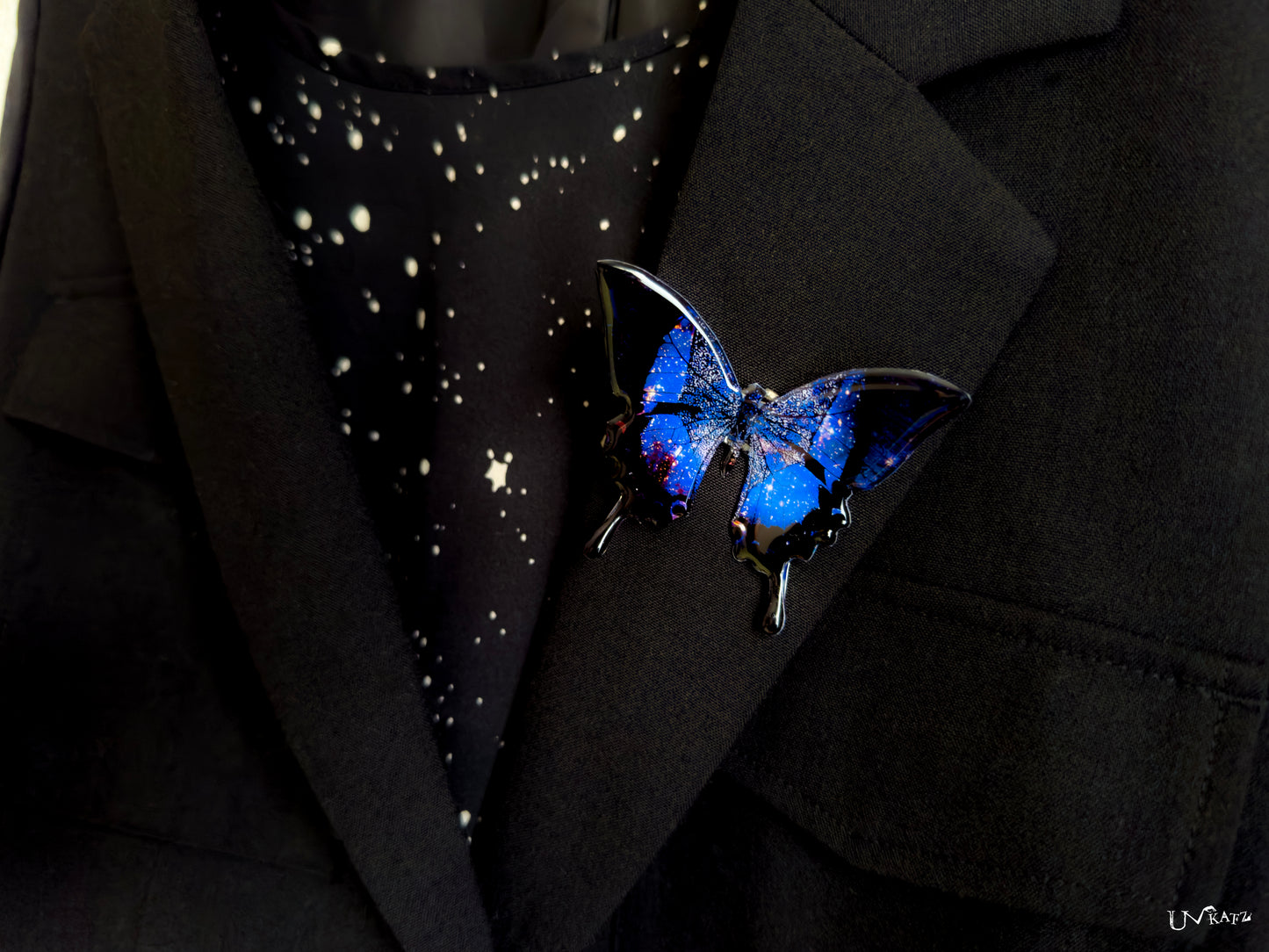 星蝶のブローチ