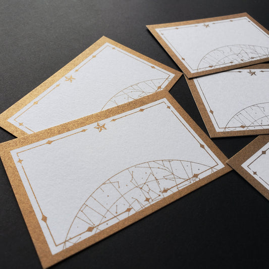 星メモメッセージカード