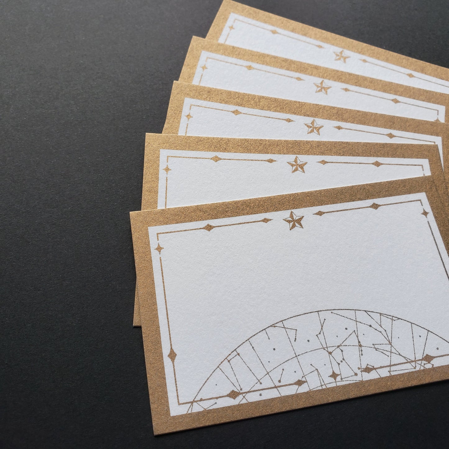 星メモメッセージカード