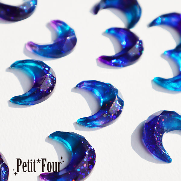 星を奏でる音 月夜のハープ ブローチ