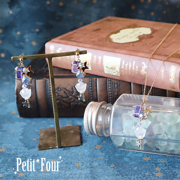 星光花の鍵ピアス/イヤリング