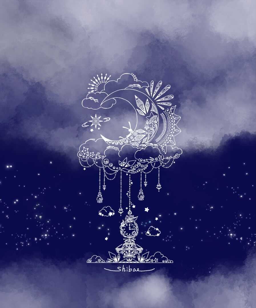 月時計のクリアファイル