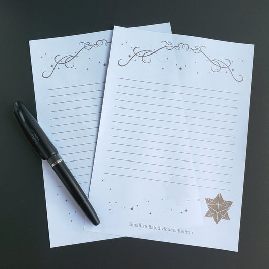 小星型十二面体便箋