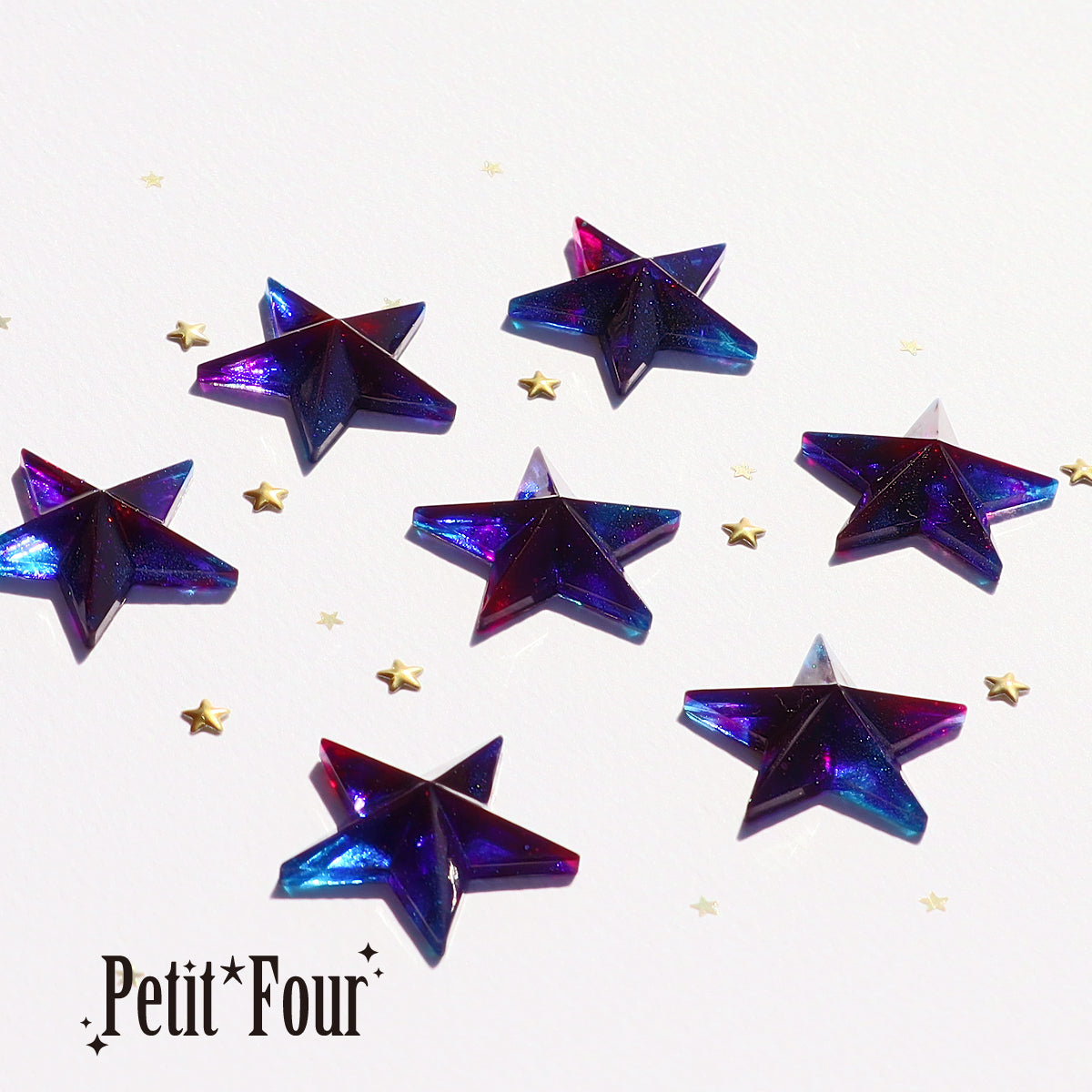 真夜中の流星群ネックレス