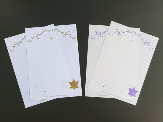 小星型十二面体メモ紙