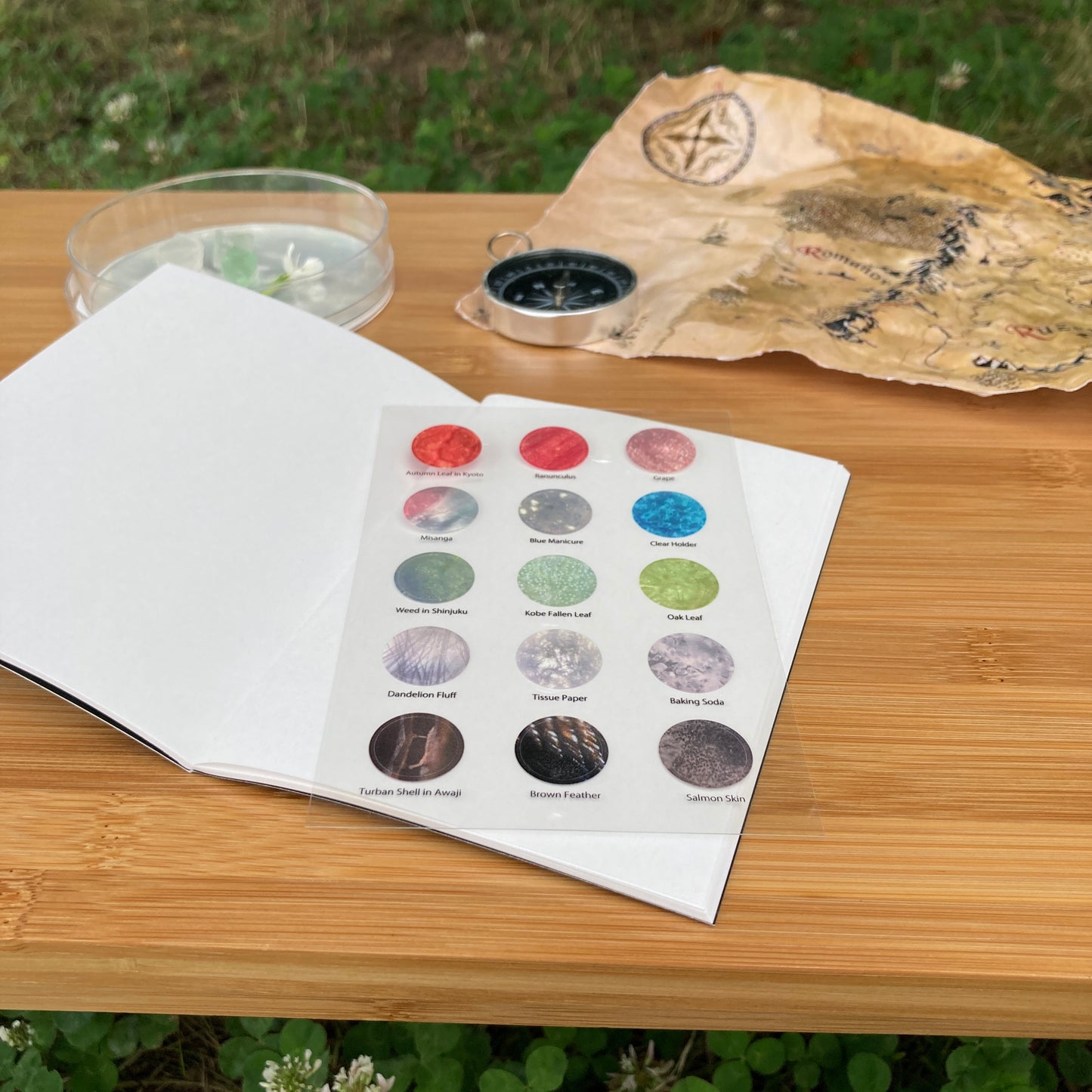 microplanets フィールドノート&シール