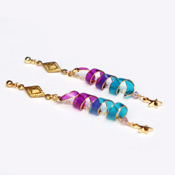リボンオーナメント ピアス/イヤリング