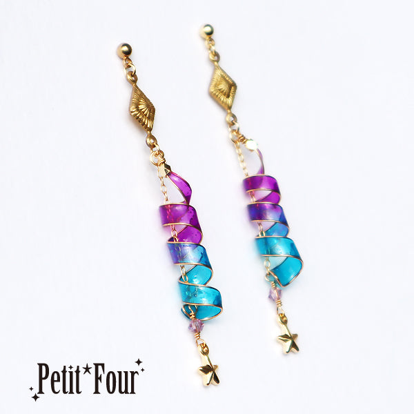 リボンオーナメント ピアス/イヤリング