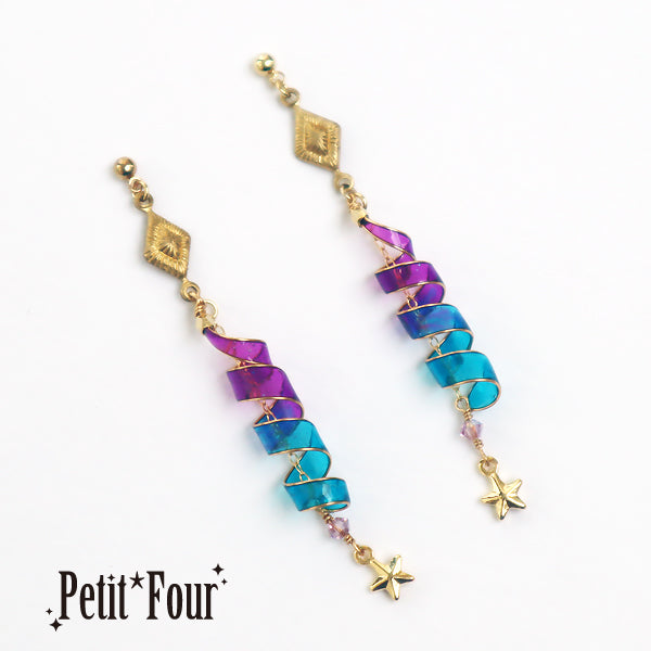 リボンオーナメント ピアス/イヤリング