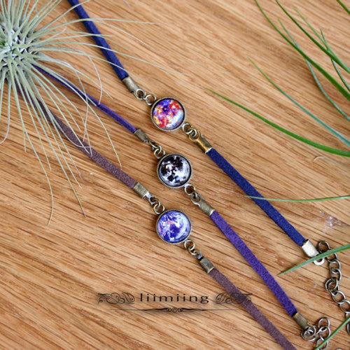 惑星石のブレスレット(地球・水星・満月)