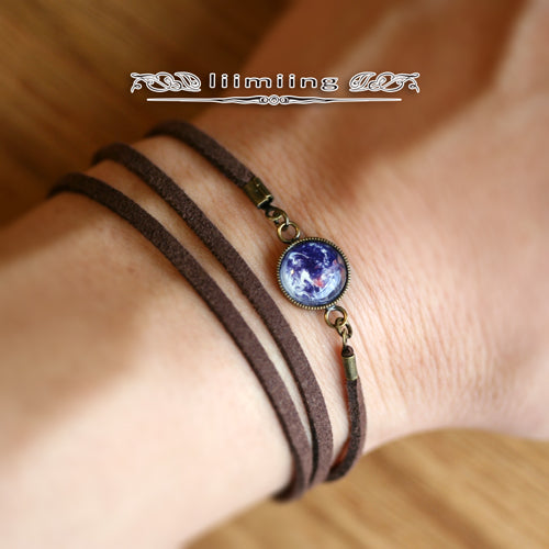 惑星石のブレスレット(地球・水星・満月)