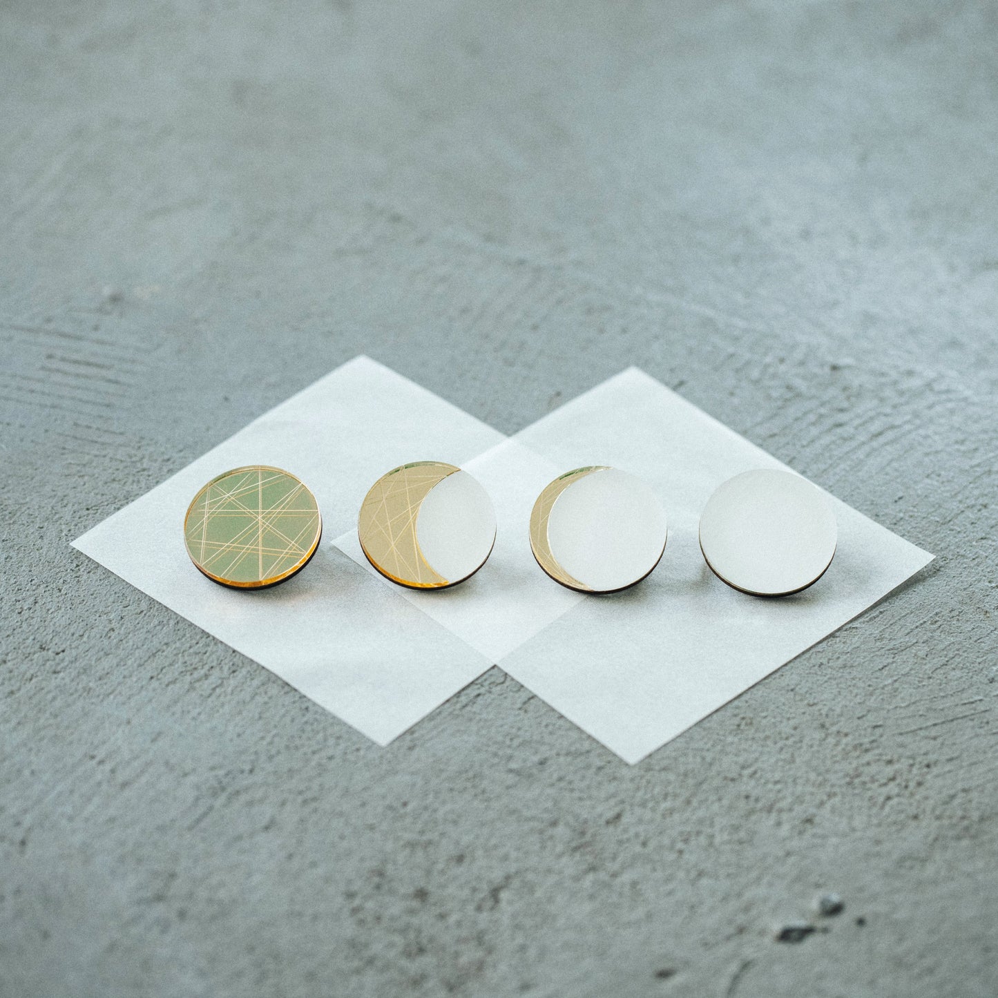 【MyMoon】宙フェス限定!ピアス+ブローチ+SHOP風ケース 「STAR STAND」