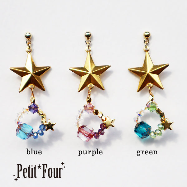 スターオーナメント ピアス/イヤリング