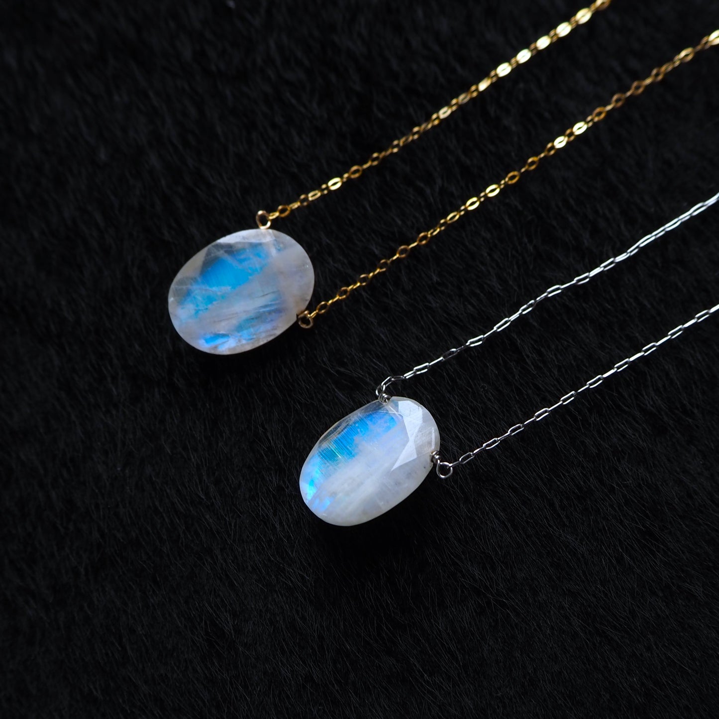 白夜のネックレス／天然石アクセサリー