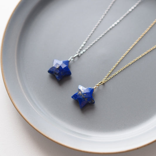 ラピスラズリ 星ペンダント 16mm/天然石アクセサリー