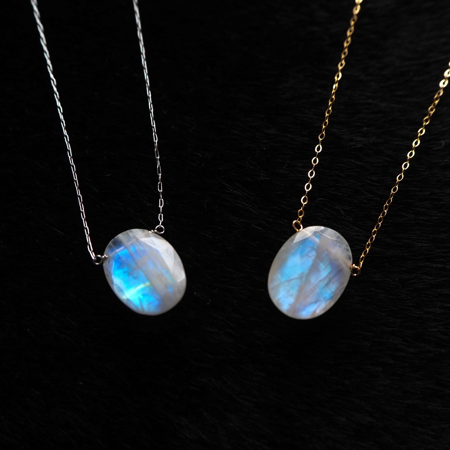 白夜のネックレス／天然石アクセサリー