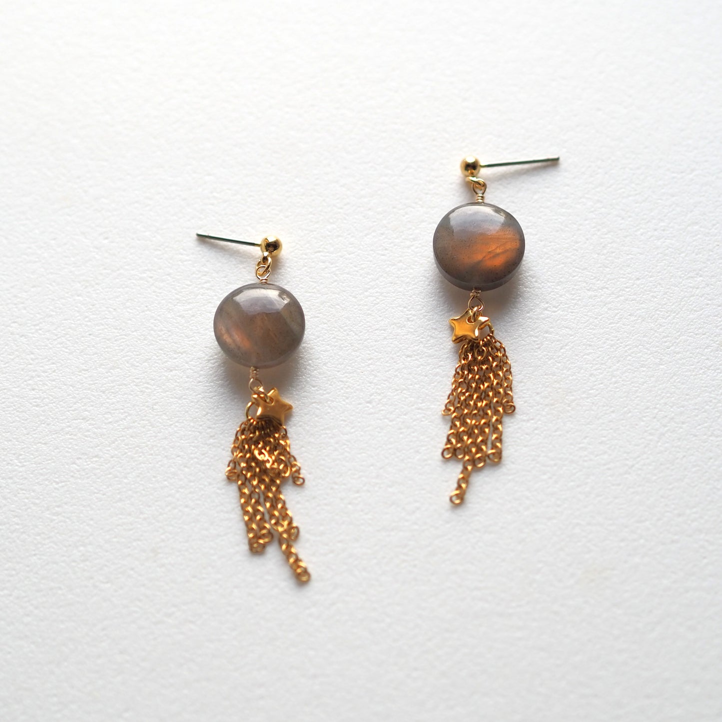 橙月―Orange moon―／天然石アクセサリー