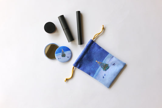 クリスマスツリーを描いた、限定3点セット