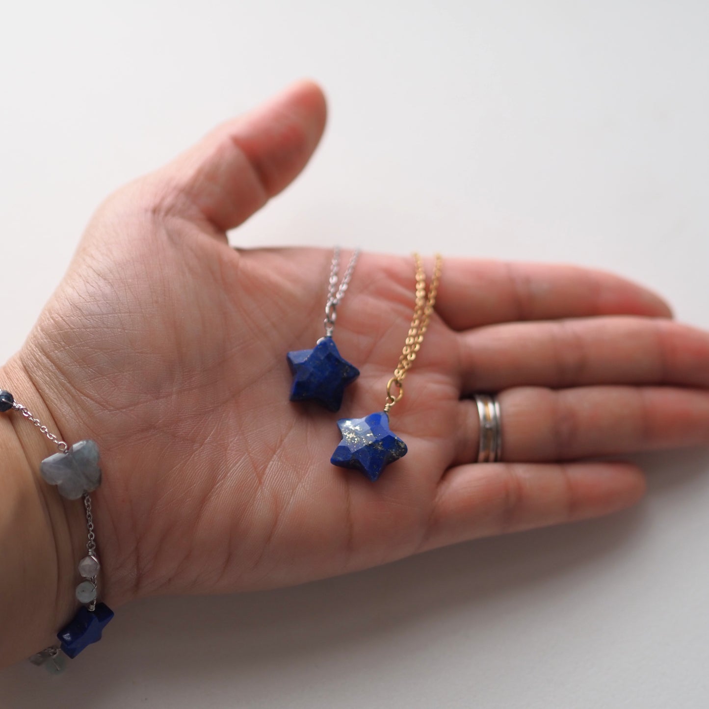 ラピスラズリ 星ペンダント 16mm/天然石アクセサリー