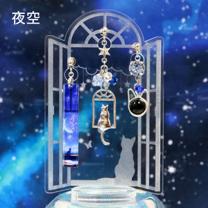 窓辺の猫 耳飾り – 宙フェス夜市
