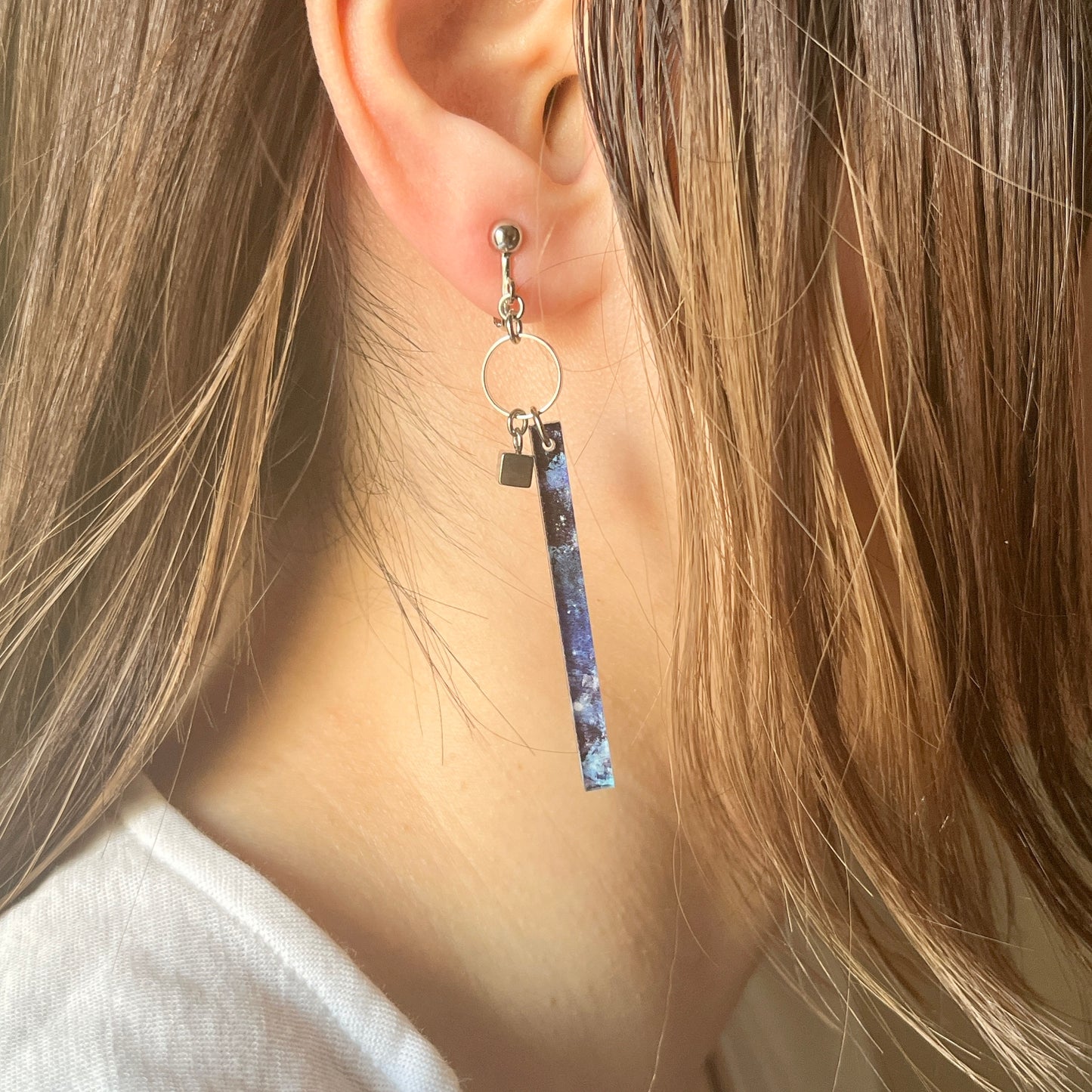 冬の夜空の耳飾り