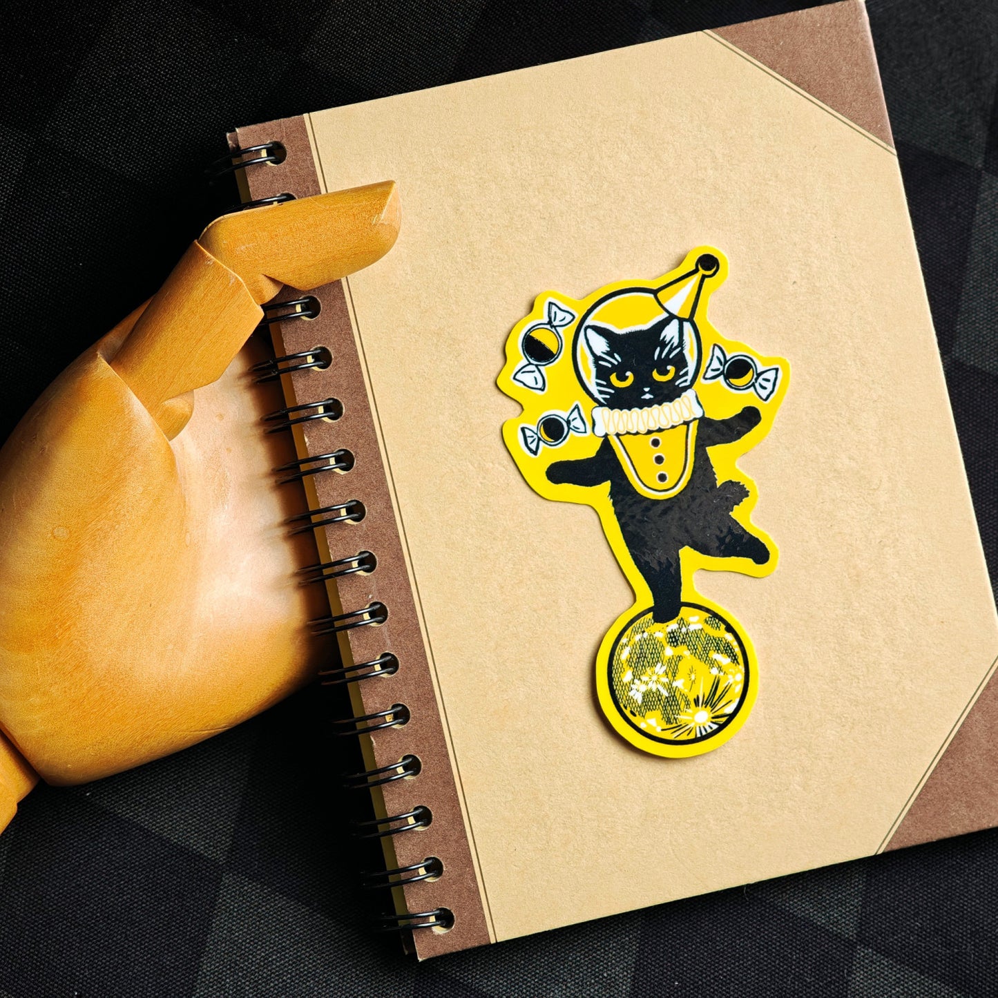 黒猫・月光　ステッカーセット