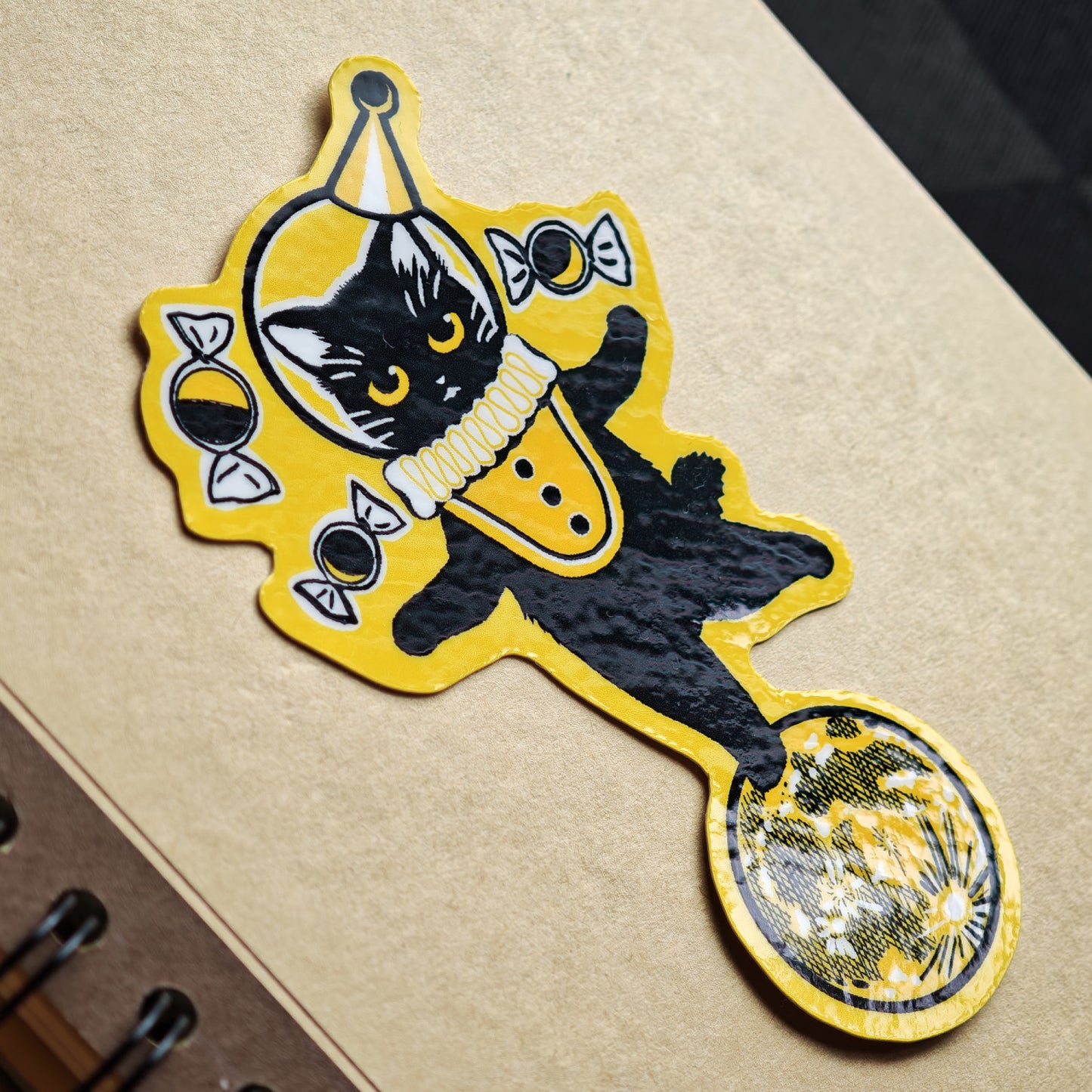 黒猫・月光　ステッカーセット
