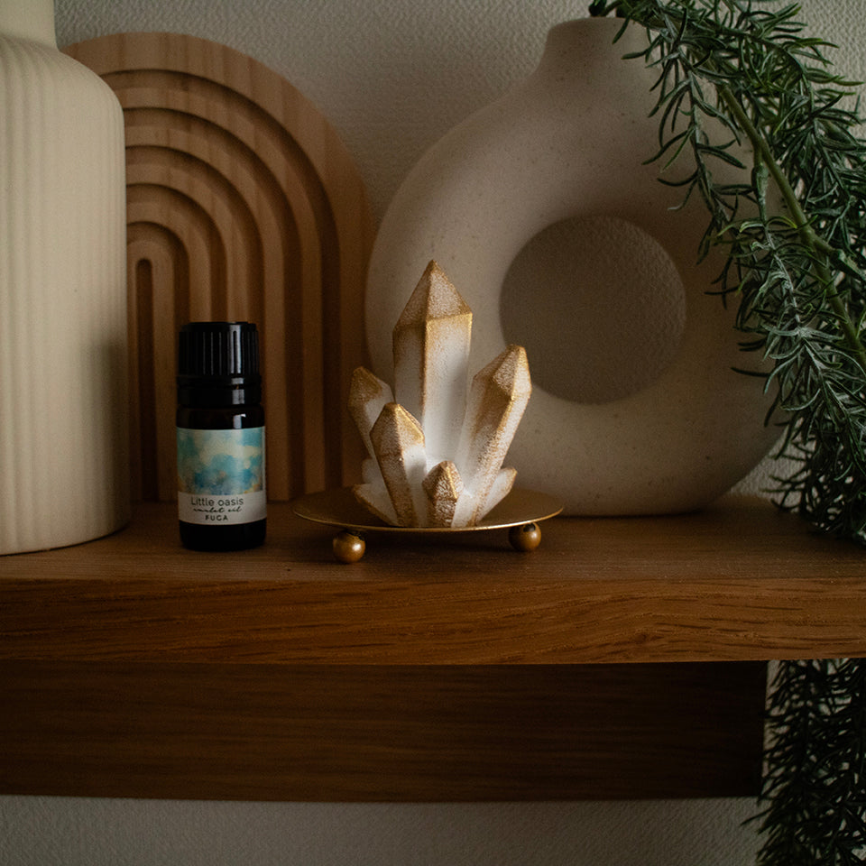 crystal aroma stone | クリスタルのアロマストーンオブジェ《香るインテリア》