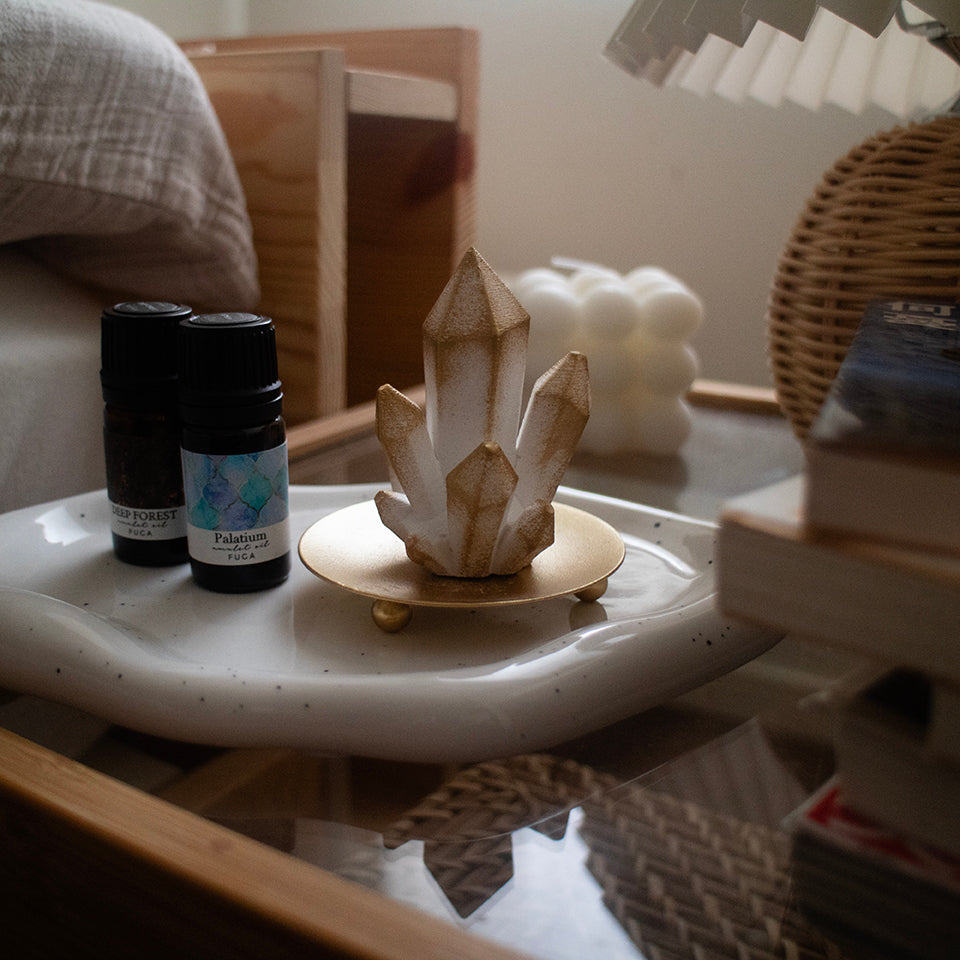 crystal aroma stone | クリスタルのアロマストーンオブジェ《香るインテリア》