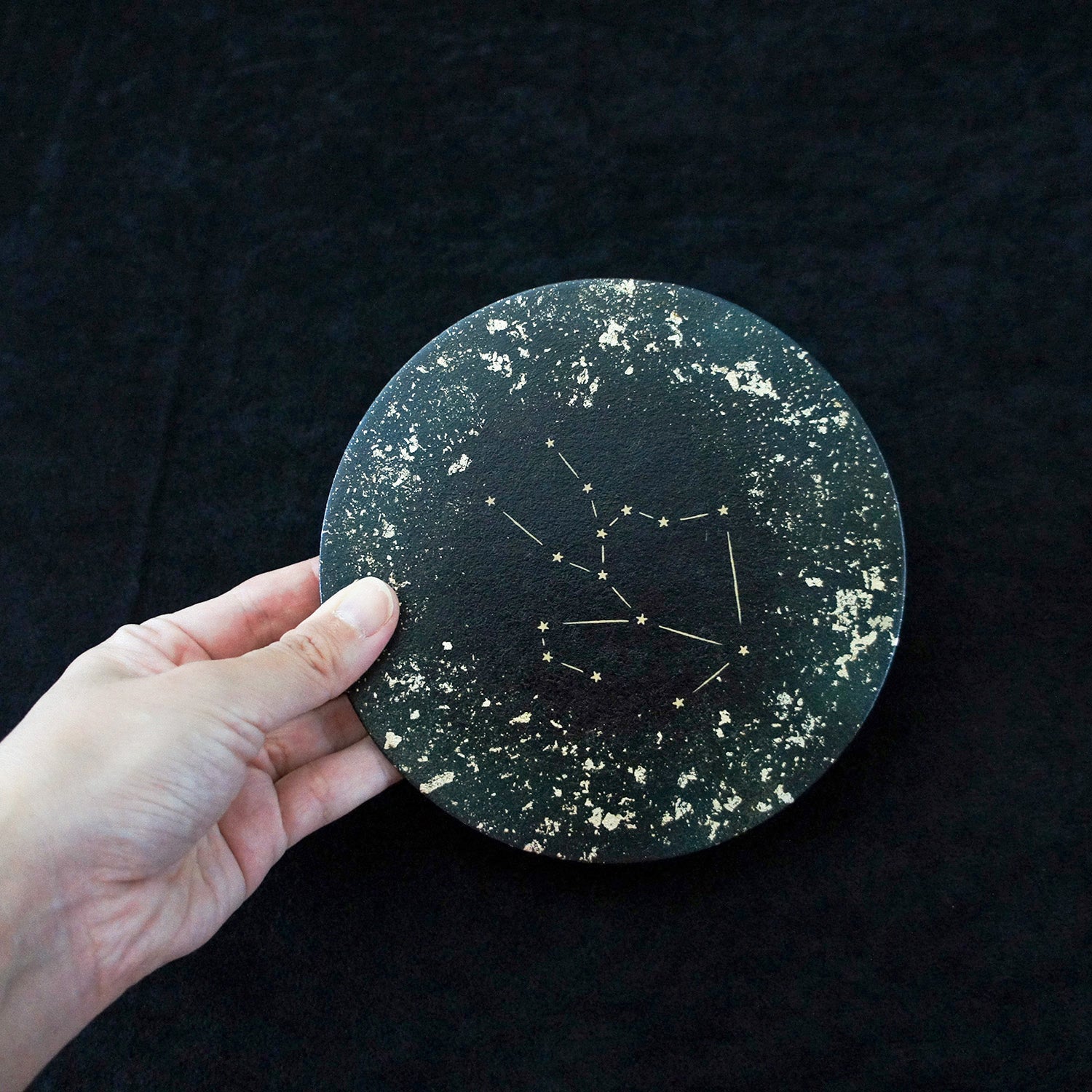 十二星座 和紙貼りフラットプレート – 宙フェス夜市