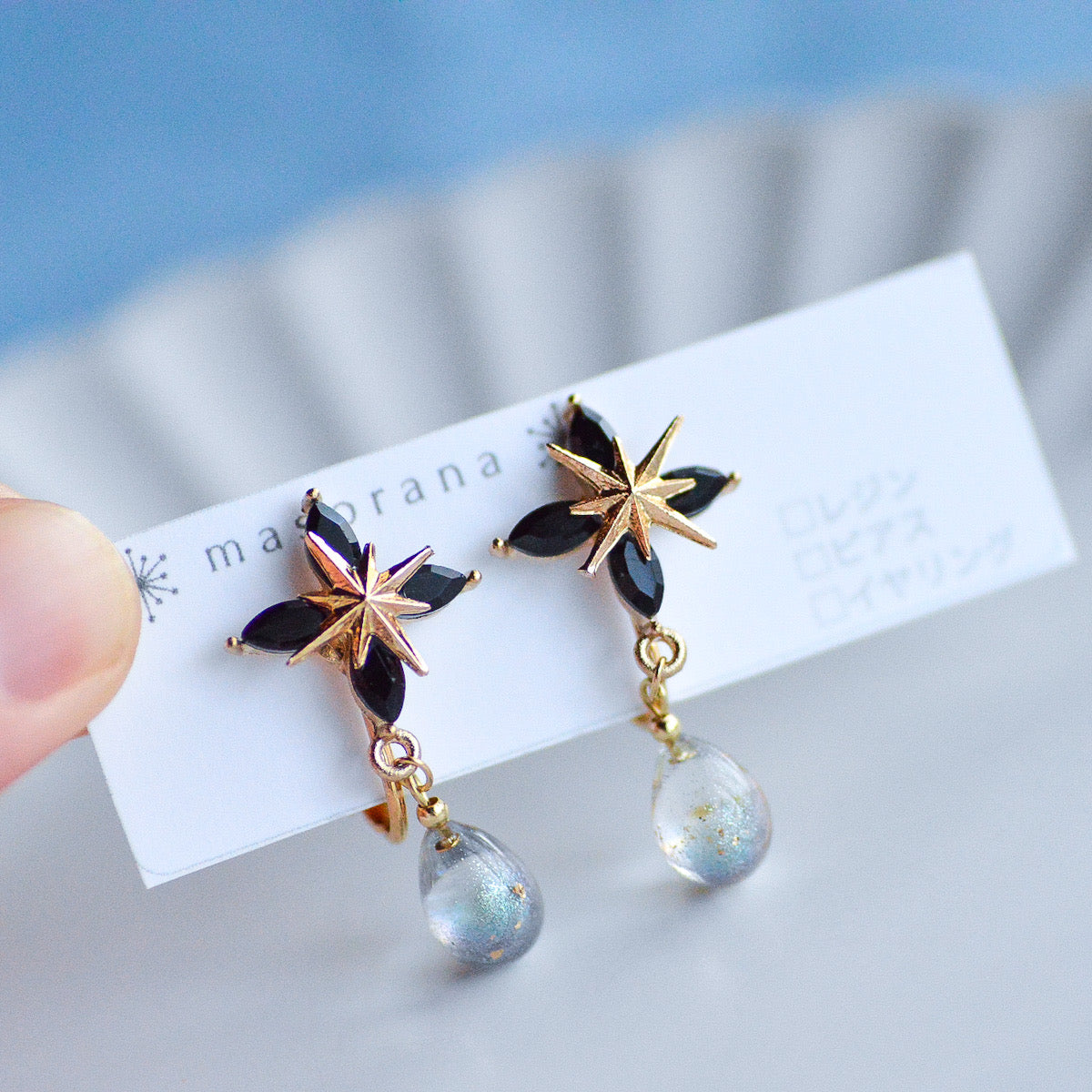 宵or明けの明星の雫イヤリングorピアス