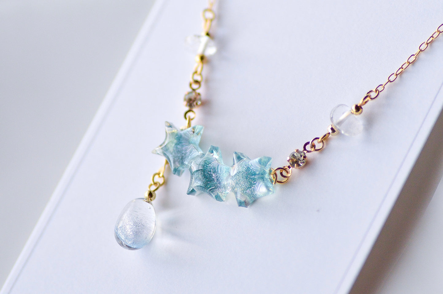 星空の雫ペンダント