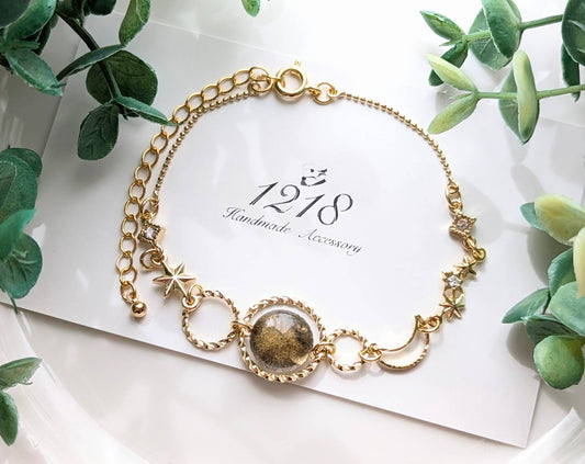 真夜中に輝く月　ブレスレット