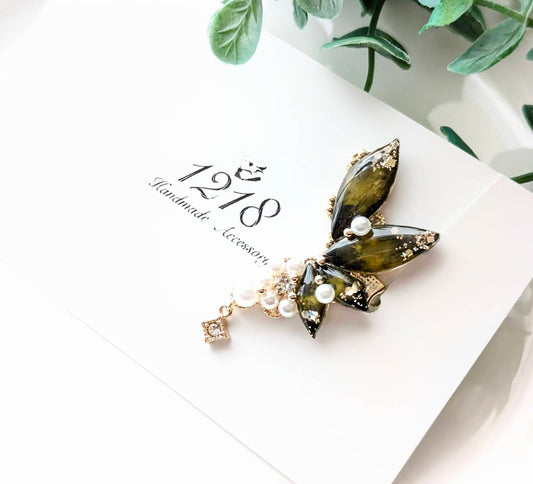 真夜中の月光に舞う妖精　イヤーカフ