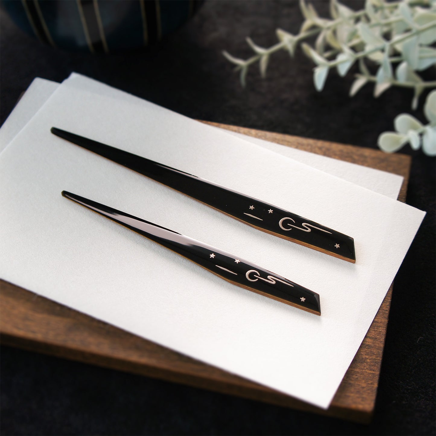 おぼろ月の菓子切り　小・大