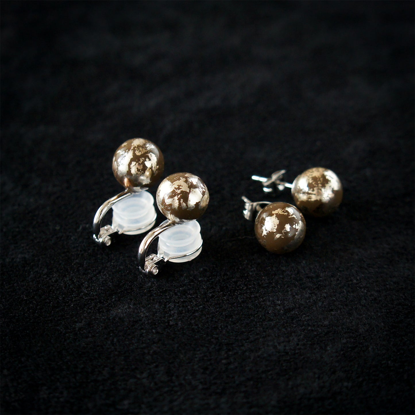 漆の惑星ピアス・イヤリング～水星～